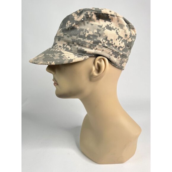 Vintage Military Digital Camo Combat Cap X-Small 6 3/4 Cotton & Polyester Unisex - Picture 3 of 16